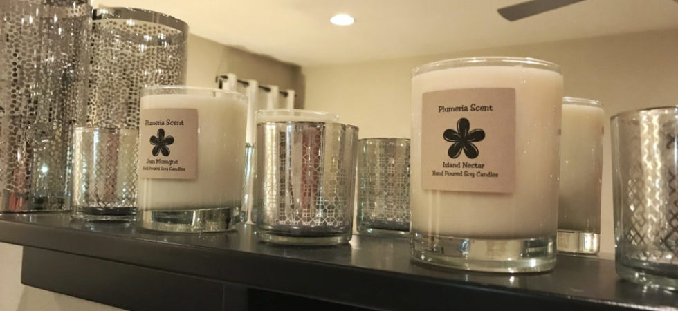 Plumeria Scents - Hand Poured Soy Candles - Plumeria Collection